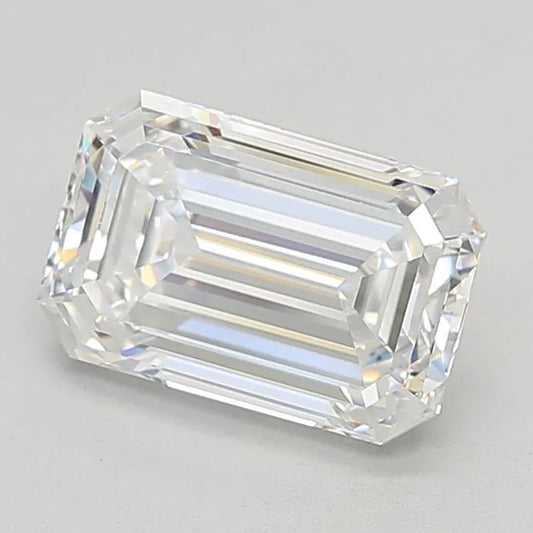 3.01ct Emerald Lab Grown Diamond (Colour D, Clarity VVS1, IGI Certified)