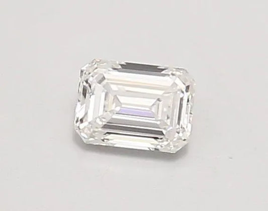 0.37ct Emerald Lab Grown Diamond (Colour E, Clarity VVS2, IGI Certified)