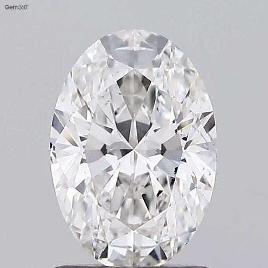 0.40ct Oval Lab Grown Diamond (Colour J, Clarity SI1, IGI Certified)