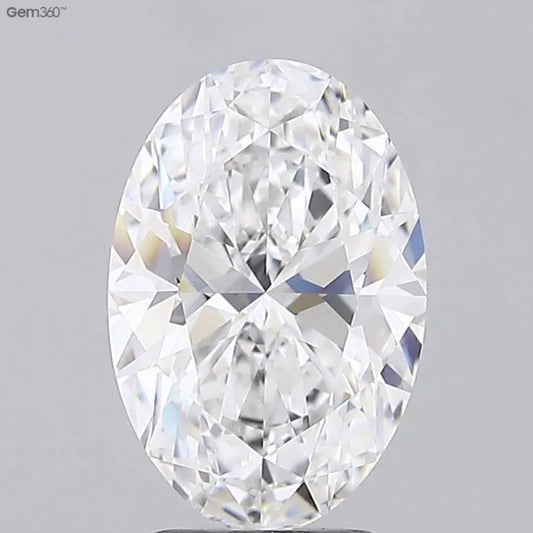 3.01ct Oval Lab Grown Diamond (Colour D, Clarity VVS1, IGI Certified)
