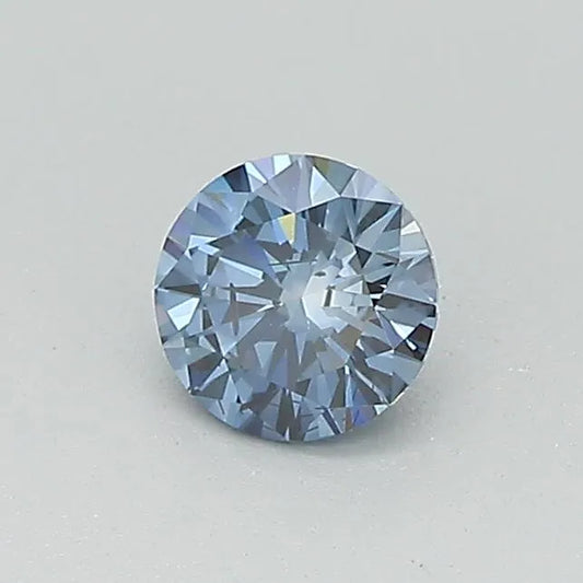 0.31ct Round Lab Grown Diamond (Colour Fancy Deep Blue, Clarity SI2, Cut EX, IGI Certified)