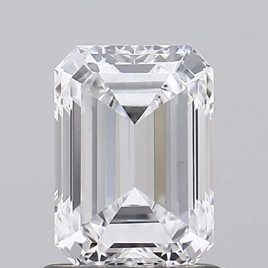 1.00ct Emerald Lab Grown Diamond (Colour D, Clarity VVS1, IGI Certified)