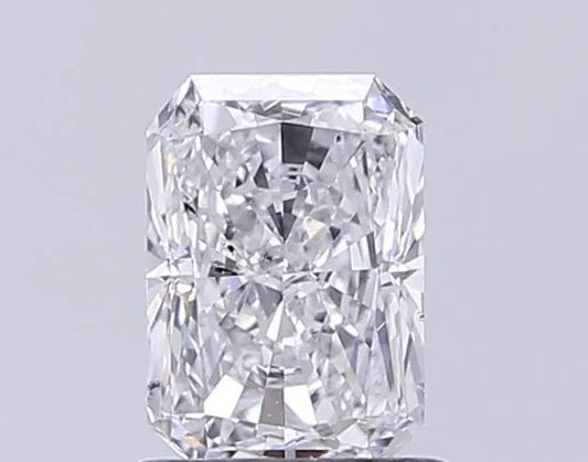 1.00ct Radiant Lab Grown Diamond (Colour D, Clarity SI1, IGI Certified)