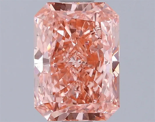1.00ct Radiant Lab Grown Diamond (Colour Fancy Vivid Pink, Clarity SI1, IGI Certified)