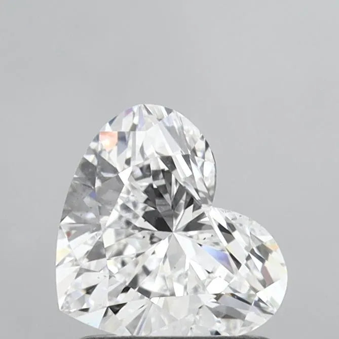 1.01ct Heart Lab Grown Diamond (Colour D, Clarity SI1, IGI Certified)