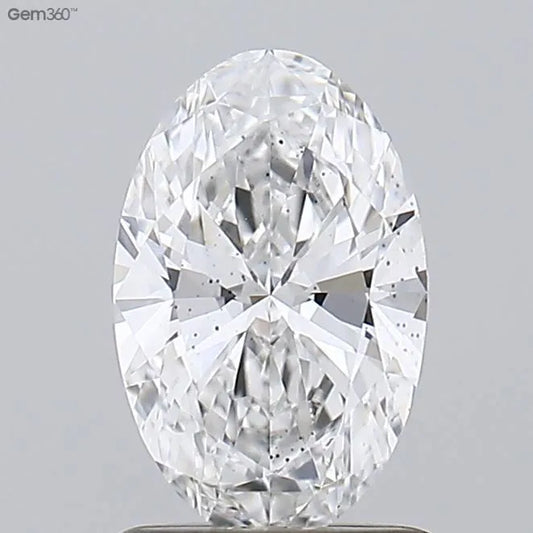 1.01ct Oval Lab Grown Diamond (Colour D, Clarity SI1, IGI Certified)