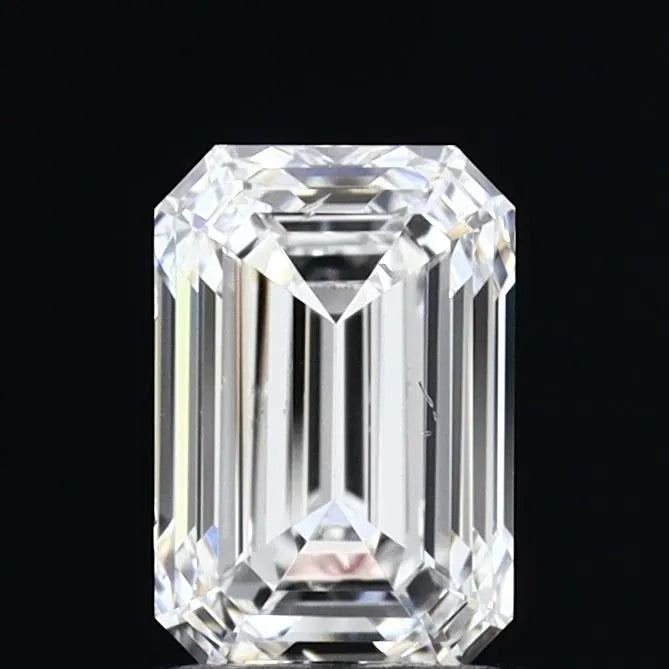 1.02ct Emerald Lab Grown Diamond (Colour D, Clarity SI1, IGI Certified)