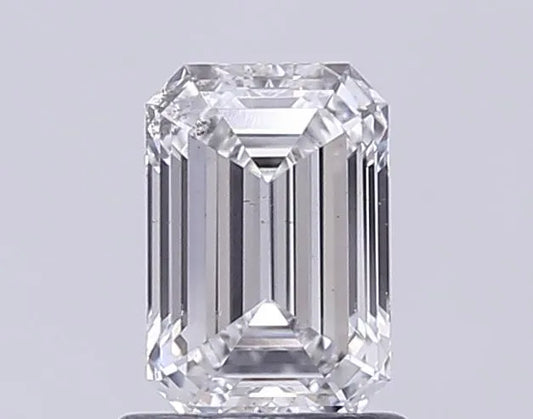 1.02ct Emerald Lab Grown Diamond (Colour F, Clarity SI1, IGI Certified)