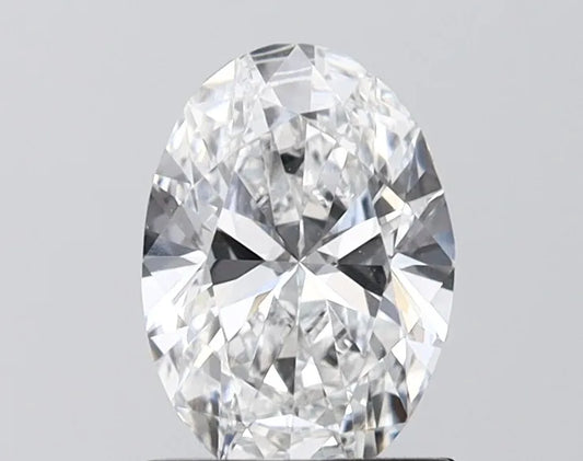 1.03ct Oval Lab Grown Diamond (Colour D, Clarity VVS2, IGI Certified)