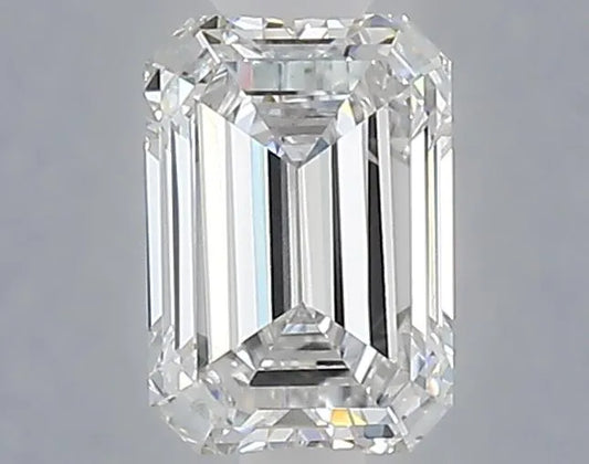 1.05ct Emerald Lab Grown Diamond (Colour D, Clarity VVS2, IGI Certified)