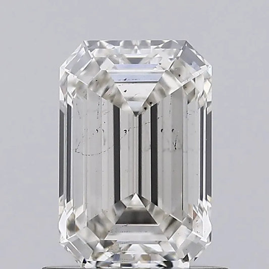 1.05ct Emerald Lab Grown Diamond (Colour H, Clarity SI1, Cut EX, IGI Certified)