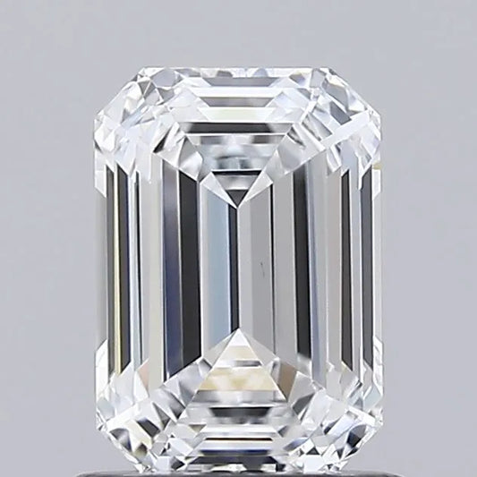 1.06ct Emerald Lab Grown Diamond (Colour D, Clarity IF, IGI Certified)