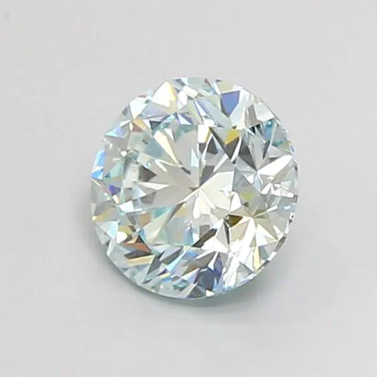 1.20ct Round Lab Grown Diamond (Colour Fancy Greenish Blue, Clarity VS2, Cut GD, IGI Certified)