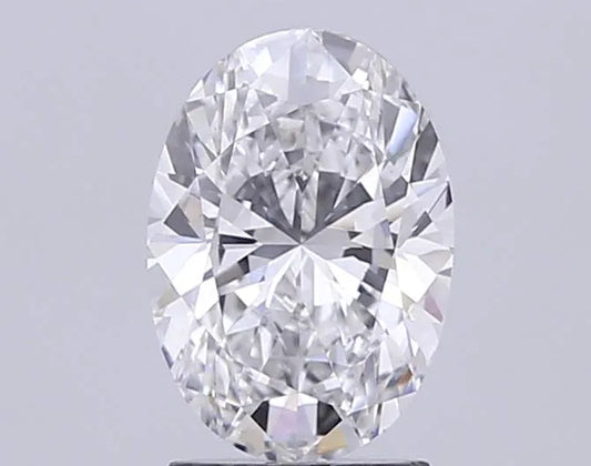 1.24ct Oval Lab Grown Diamond (Colour D, Clarity VVS2, IGI Certified)
