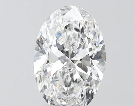1.32ct Oval Lab Grown Diamond (Colour D, Clarity VVS2, IGI Certified)