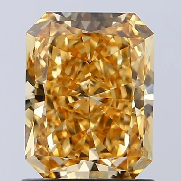 1.32ct Radiant Lab Grown Diamond (Colour Fancy Vivid Yellow, Clarity VVS2, IGI Certified)