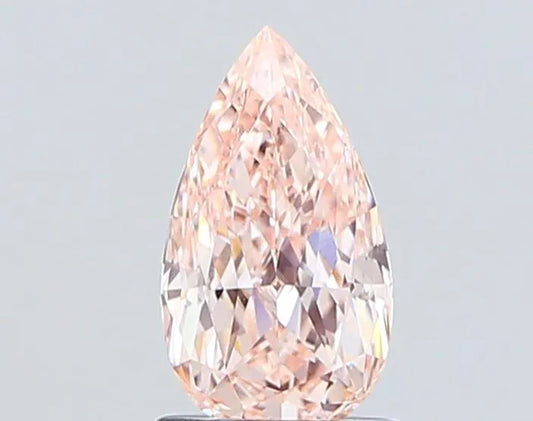 1.33ct Pear Lab Grown Diamond (Colour Fancy Light Pink, Clarity VVS2, IGI Certified)