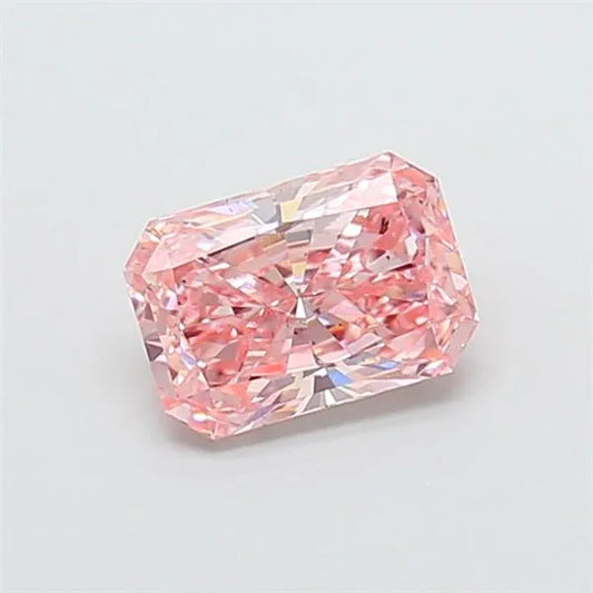 1.44ct Radiant Lab Grown Diamond (Colour Fancy Vivid Pink, Clarity SI1, IGI Certified)