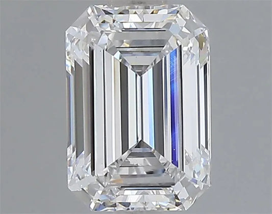 1.50ct Emerald Lab Grown Diamond (Colour D, Clarity VS1, IGI Certified)