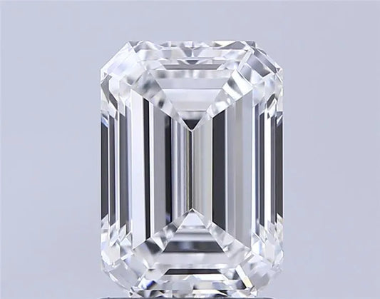 1.50ct Emerald Lab Grown Diamond (Colour G, Clarity VS1, IGI Certified)