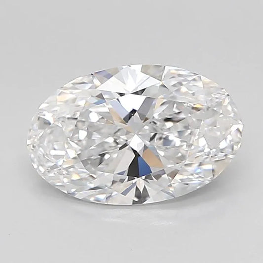 1.50ct Oval Lab Grown Diamond (Colour D, Clarity VVS1, IGI Certified)