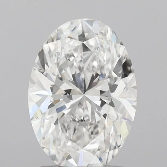 1.50ct Oval Lab Grown Diamond (Colour E, Clarity VS2, IGI Certified)