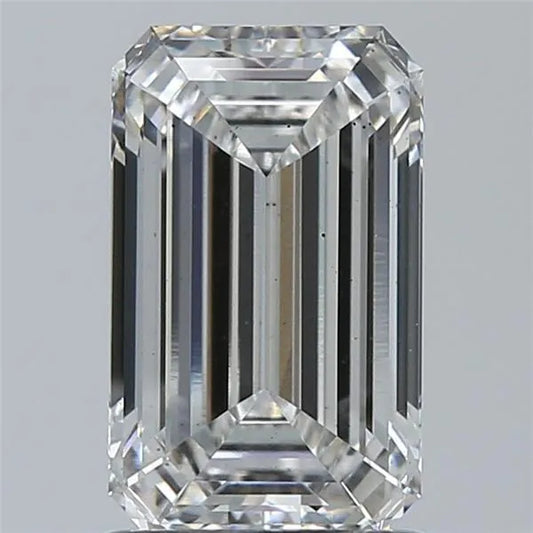 1.51ct Emerald Lab Grown Diamond (Colour F, Clarity SI1, IGI Certified)