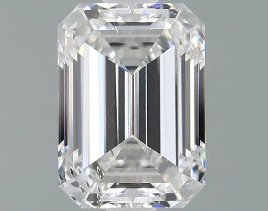 1.53ct Emerald Lab Grown Diamond (Colour E, Clarity SI1, IGI Certified)