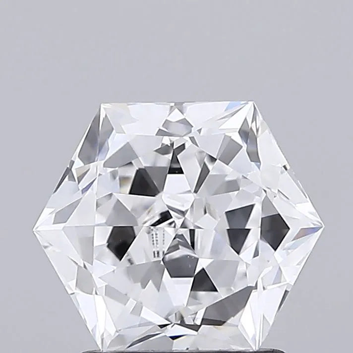 1.54ct Hexagonal Lab Grown Diamond (Colour D, Clarity VVS2, IGI Certified)