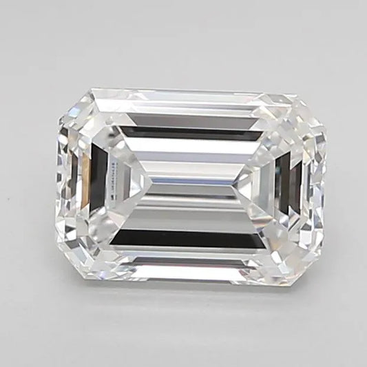 1.57ct Emerald Lab Grown Diamond (Colour D, Clarity IF, IGI Certified)