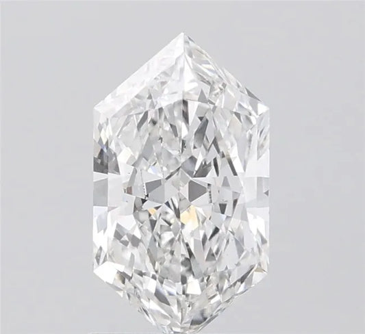 1.57ct Hexagonal Lab Grown Diamond (Colour E, Clarity VS1, IGI Certified)