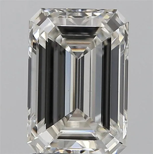 1.58ct Emerald Lab Grown Diamond (Colour F, Clarity VS1, IGI Certified)