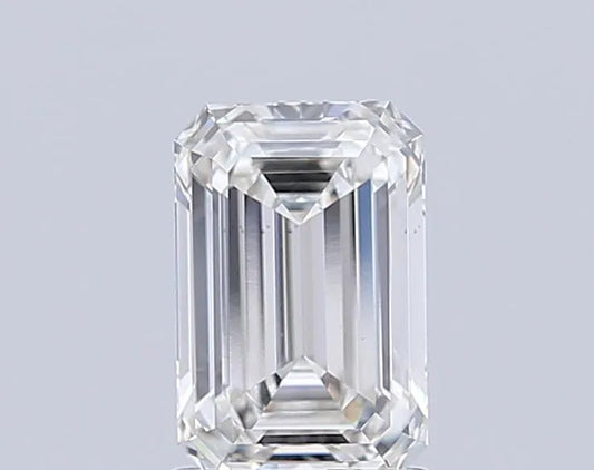 1.58ct Emerald Lab Grown Diamond (Colour G, Clarity VS2, IGI Certified)
