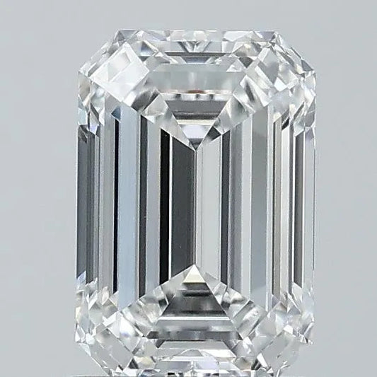 1.59ct Emerald Lab Grown Diamond (Colour F, Clarity VVS2, IGI Certified)