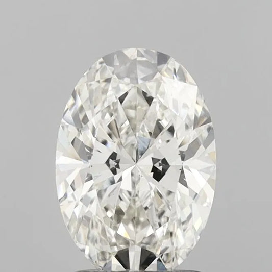 1.62ct Oval Lab Grown Diamond (Colour G, Clarity VS2, IGI Certified)