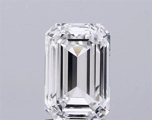 1.65ct Emerald Lab Grown Diamond (Colour D, Clarity VS1, IGI Certified)