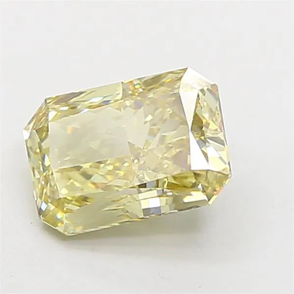 1.66ct Radiant Lab Grown Diamond (Colour Fancy Light Yellow, Clarity VVS2, IGI Certified)