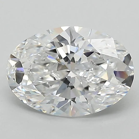 1.74ct Oval Lab Grown Diamond (Colour D, Clarity VVS2, GIA Certified)