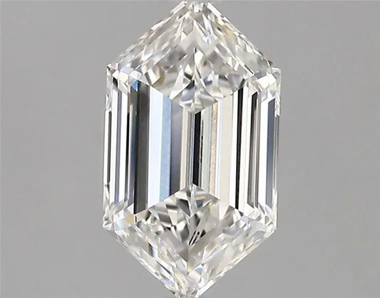 1.81ct Hexagonal Lab Grown Diamond (Colour F, Clarity VVS2, IGI Certified)