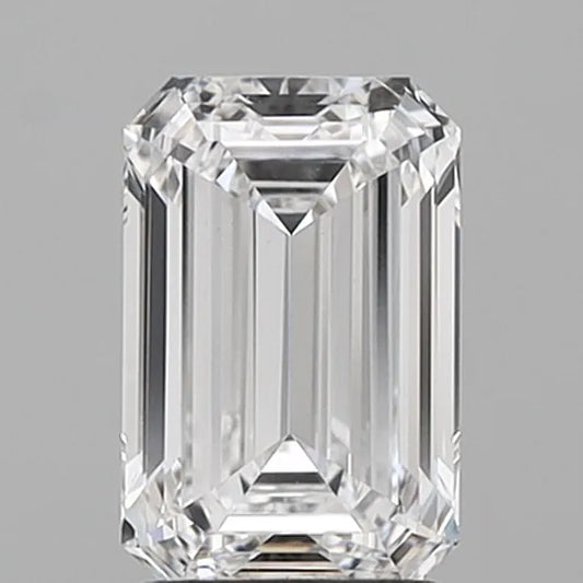 1.87ct Emerald Lab Grown Diamond (Colour D, Clarity VVS2, IGI Certified)