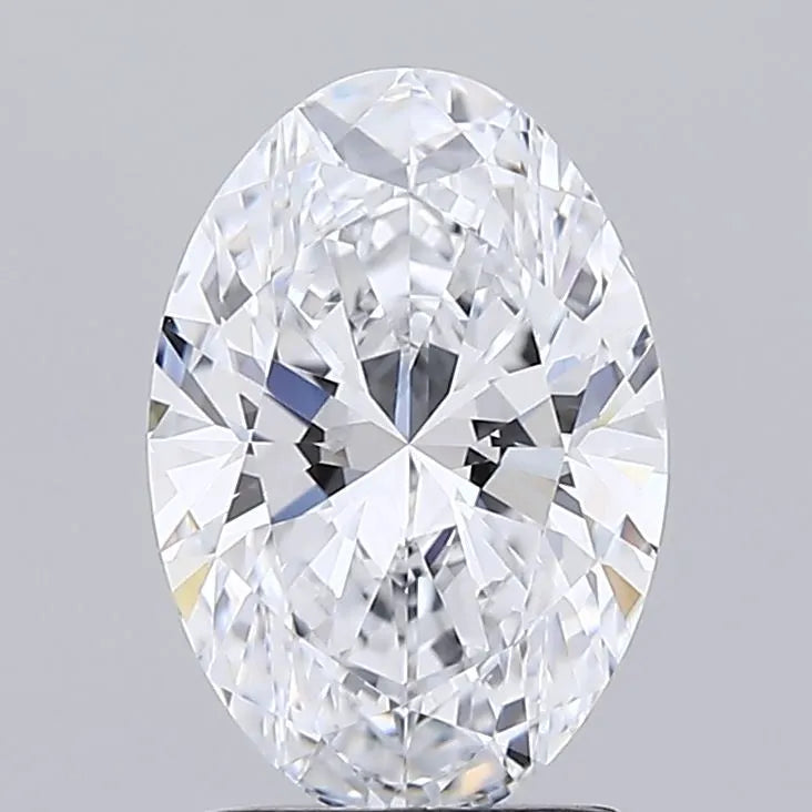 1.90ct Oval Lab Grown Diamond (Colour D, Clarity IF, IGI Certified)
