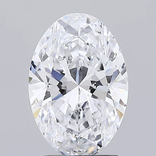 1.90ct Oval Lab Grown Diamond (Colour D, Clarity IF, IGI Certified)