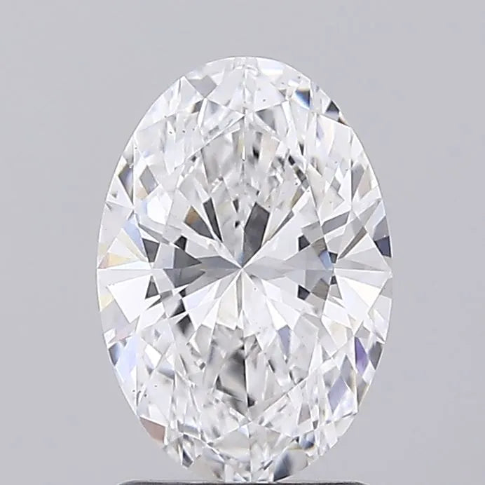 1.70ct Oval Lab Grown Diamond (Colour E, Clarity VS2, IGI)