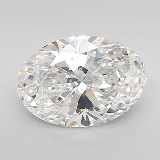 2.06ct Oval Lab Grown Diamond (Colour D, Clarity VVS1, IGI Certified)