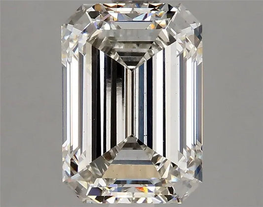 3.04ct Emerald Lab Grown Diamond (Colour H, Clarity VS2, IGI Certified)