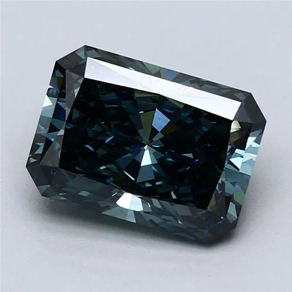 3.05ct Radiant Lab Grown Diamond (Fancy Deep Blue, Clarity VS1, IGI)