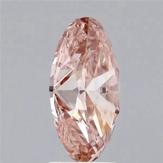 2.71ct Oval Lab Grown Diamond (Colour Fancy Intense Pink, Clarity VS1, IGI Certified)