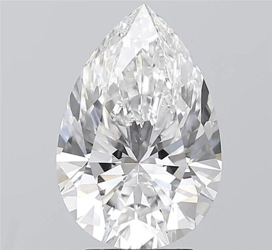 3.02ct Pear Lab Grown Diamond (Colour E, Clarity VVS2, IGI Certified)
