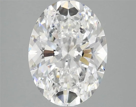 2.84ct Oval Lab Grown Diamond (Colour D, Clarity VVS2, IGI Certified)