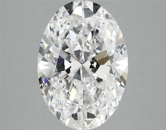3.04ct Oval Lab Grown Diamond (Colour D, Clarity VVS2, IGI Certified)